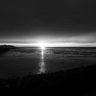 Sunset in Herne bay 2 BW - Photo original taken 02/09/2020